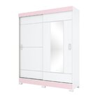 Guarda Roupa Solteiro 2 Portas 2 Gavetas Amsterdã Briz Branco
