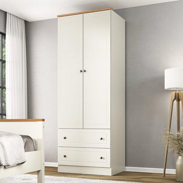 Guarda-roupa Solteiro 2 Portas 2 Gavetas Ananda Cabecasa Made