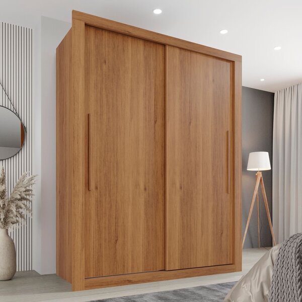 Guarda Roupa Solteiro 2 Portas 2 Gavetas Costa Rica