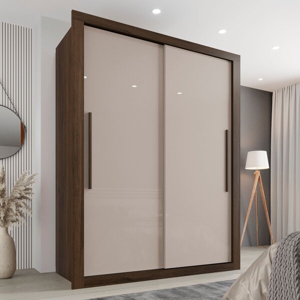 Guarda Roupa Solteiro 2 Portas 2 Gavetas Costa Rica