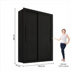 Guarda Roupa Solteiro 2 Portas 2 Gavetas Costa Rica Sallêto M