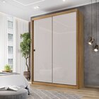 Guarda Roupa Solteiro 2 Portas 2 Gavetas Duquesa Mel/off White