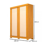 Guarda Roupa Solteiro 2 Portas 2 Gavetas Flex Ayla Acp
