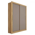 Guarda-roupa Solteiro 2 Portas 2 Gavetas Flex Lamina Mel/off