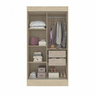Guarda Roupa Solteiro 2 Portas 2 Gavetas Lyon Doripel