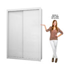 Guarda Roupa Solteiro 2 Portas 2 Gavetas Roma Carioca Móveis