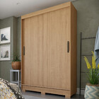 Guarda Roupa Solteiro 2 Portas 2 Gavetas Ruby Fama Móveis