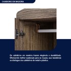 Guarda-roupa Solteiro 2 Portas 2 Gavetas Santana Imbuia Natur