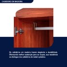 Guarda-roupa Solteiro 2 Portas 2 Gavetas Santana Mel