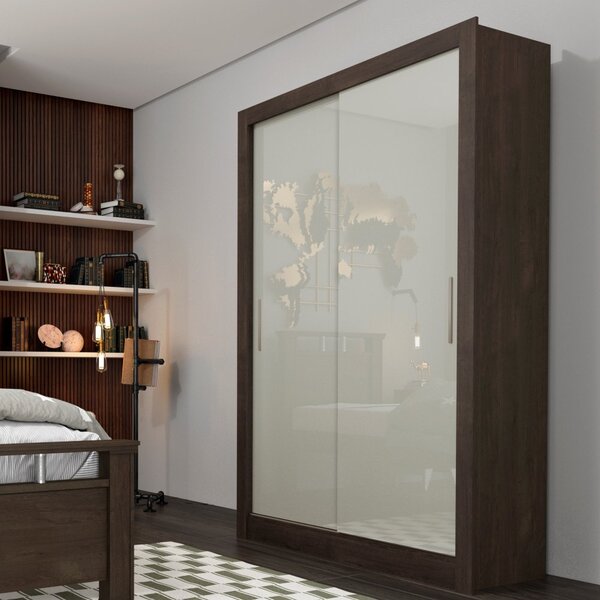 Guarda Roupa Solteiro 2 Portas 2 Gavetas Zurique Tcil