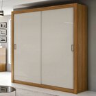 Guarda-roupa Solteiro 2 Portas 3 Gavetas Apoena Rovere Natura