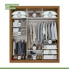 Guarda-roupa Solteiro 2 Portas 3 Gavetas Apoena Rovere Natura