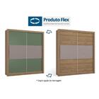 Guarda-roupa Solteiro 2 Portas 3 Gavetas Branco M552 - Kappes