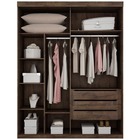 Guarda Roupa Solteiro 2 Portas 3 Gavetas - Búzios-canion - St