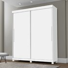 Guarda Roupa Solteiro 2 Portas 3 Gavetas Canadá  Branco
