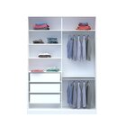 Guarda Roupa Solteiro 2 Portas 3 Gavetas Rc2006 Branco/noce