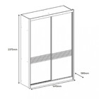 Guarda Roupa Solteiro 2 Portas 3 Gavetas Soul Casa D