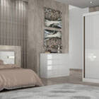 Guarda Roupa Solteiro 2 Portas 3 Gavetas - Toledo-branco - Mó