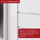 Guarda Roupa Solteiro 2 Portas 3 Gavetas Turin  Branco/branco