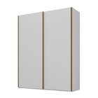 Guarda Roupa Solteiro 2 Portas 3 Gavetas Veneto Branco