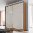 Guarda Roupa Solteiro 2 Portas 3 Gavetas Virtus 100 Mdf Novo