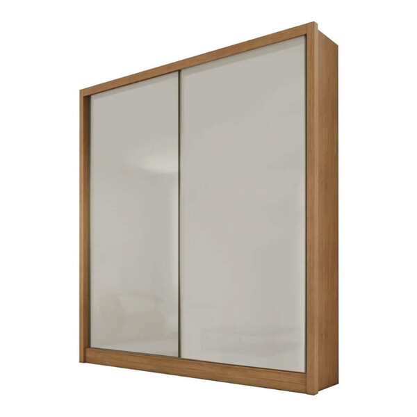 Guarda Roupa Solteiro 2 Portas 3 Gavetas Virtus 100 Mdf Novo