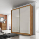 Guarda Roupa Solteiro 2 Portas 3 Gavetas Virtus 100 Mdf Novo