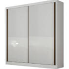 Guarda Roupa Solteiro 2 Portas 3 Gavetas - Virtus -branco - M