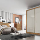 Guarda Roupa Solteiro 2 Portas 3 Gavetas - Virtus -cumaru/fen