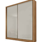 Guarda Roupa Solteiro 2 Portas 3 Gavetas - Virtus -cumaru/fen