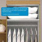 Guarda-roupa Solteiro 2 Portas 4 Gavetas Com Espelho 100% Mdf