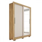 Guarda-roupa Solteiro 2 Portas 4 Gavetas Com Espelho Flex Lam