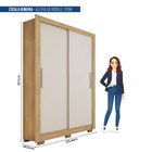 Guarda-roupa Solteiro 2 Portas 4 Gavetas E Com Pés Quito Espr