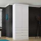 Guarda-roupa Solteiro 2 Portas 4 Gavetas Itália Made Marcs Br