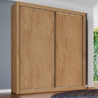 Guarda Roupa Solteiro 2 Portas 4 Gavetas - Zurique-amêndoa -