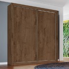 Guarda Roupa Solteiro 2 Portas 4 Gavetas - Zurique-braúna - M