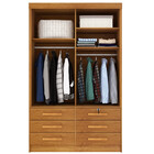 Guarda Roupa Solteiro 2 Portas 6 Gavetas - Chicago-cinamomo -