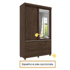 Guarda Roupa Solteiro 2 Portas 6 Gavetas Chicago Tcil Móveis