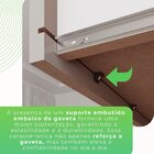 Guarda Roupa Solteiro 2 Portas 6 Gavetas Luana Savana/off Whi