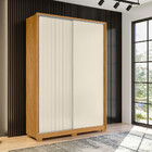 Guarda Roupa Solteiro 2 Portas  3 Gavetas Flex Frizatto Albat