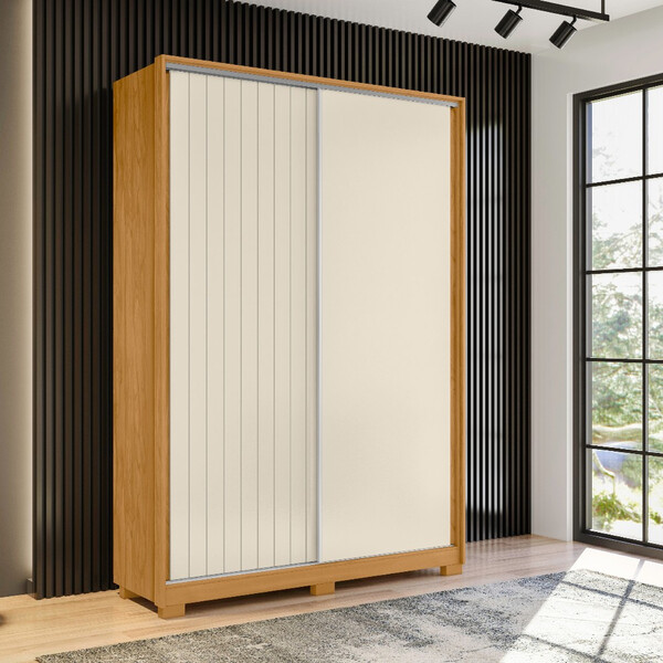 Guarda Roupa Solteiro 2 Portas  3 Gavetas Flex Frizatto Albat