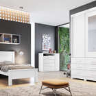 Guarda Roupa Solteiro 2 Portas -capri-branco- Novo Horizonte