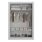 Guarda Roupa Solteiro 2 Portas Ágata Yescasa Branco