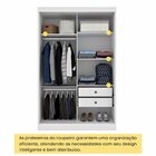 Guarda Roupa Solteiro 2 Portas Bulgaria 133cm Espresso Móveis