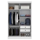 Guarda Roupa Solteiro 2 Portas Bulgaria 133cm Espresso Móveis