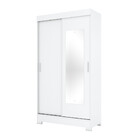 Guarda Roupa Solteiro 2 Portas Com Espelho 2 Gavetas Toni Cas