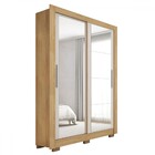 Guarda-roupa Solteiro 2 Portas Com Espelho 4 Gavetas Flex Lam