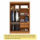 Guarda Roupa Solteiro 2 Portas Com Espelho Bulgaria 133cm Esp