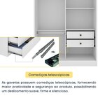 Guarda Roupa Solteiro 2 Portas Com Espelho Bulgaria 133cm Esp