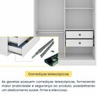 Guarda Roupa Solteiro 2 Portas Com Espelho E Pés Bulgaria 133